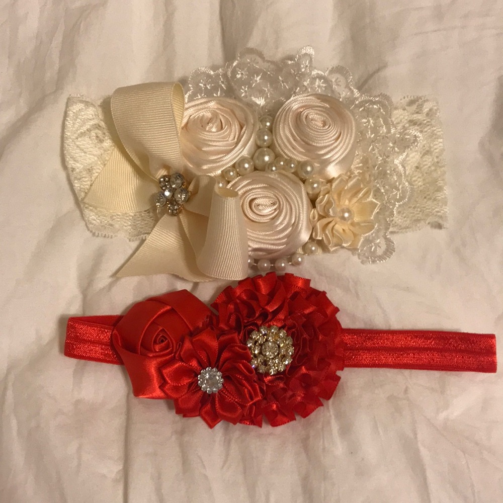Hair Accessories- 2 baby girl head bands